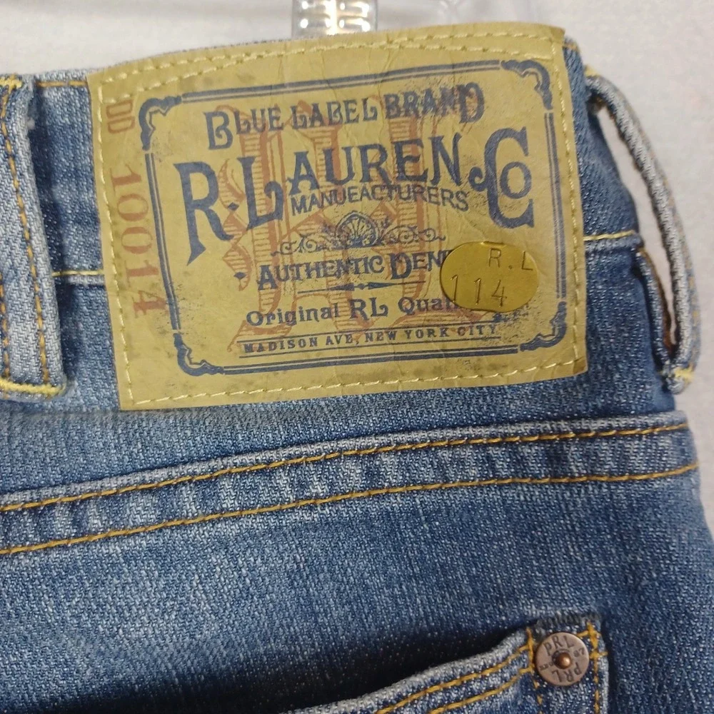 Vintage Polo Ralph Lauren Jeans Women 29 Bootcut Tribeca 114 Denim Pants